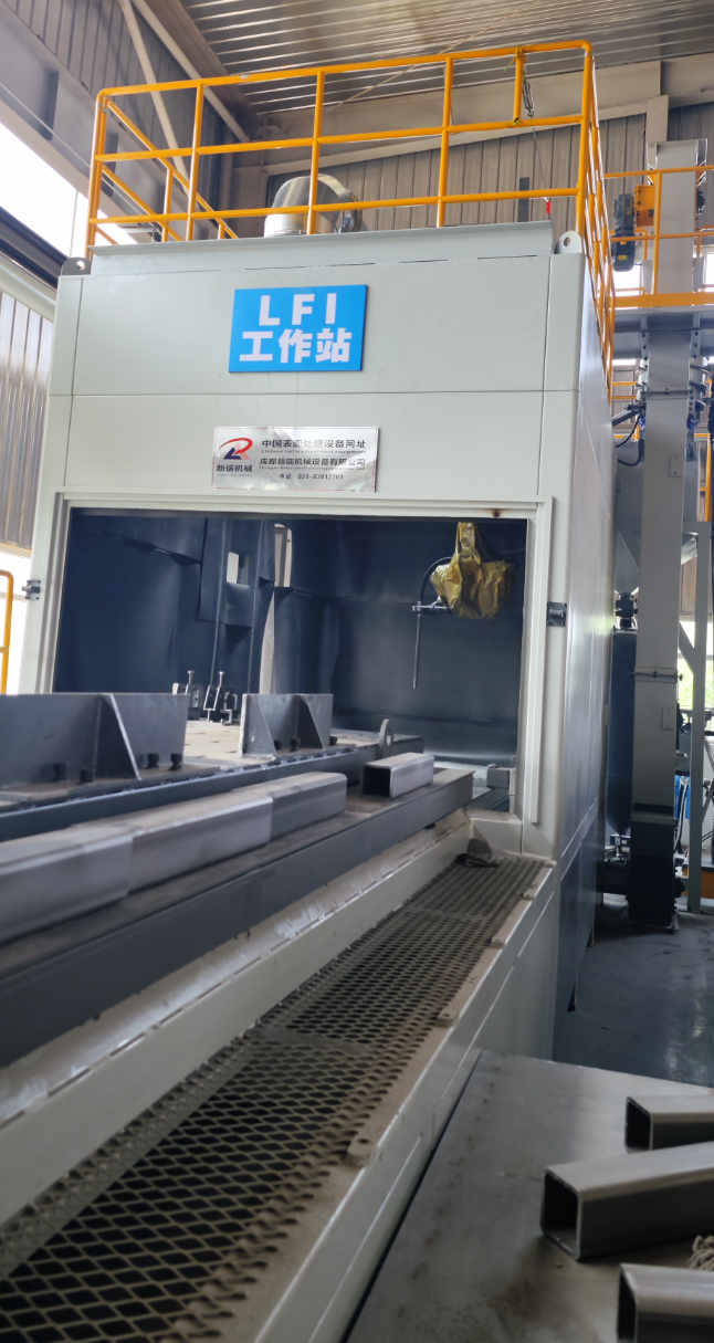 东方喷砂机在航空航天部件的精密处理