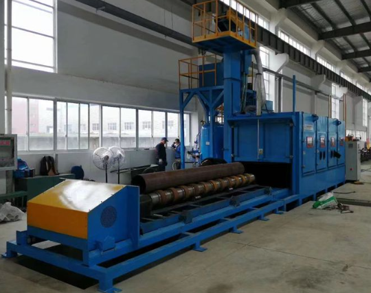 东方喷砂机在管道除锈中的现场施工应用